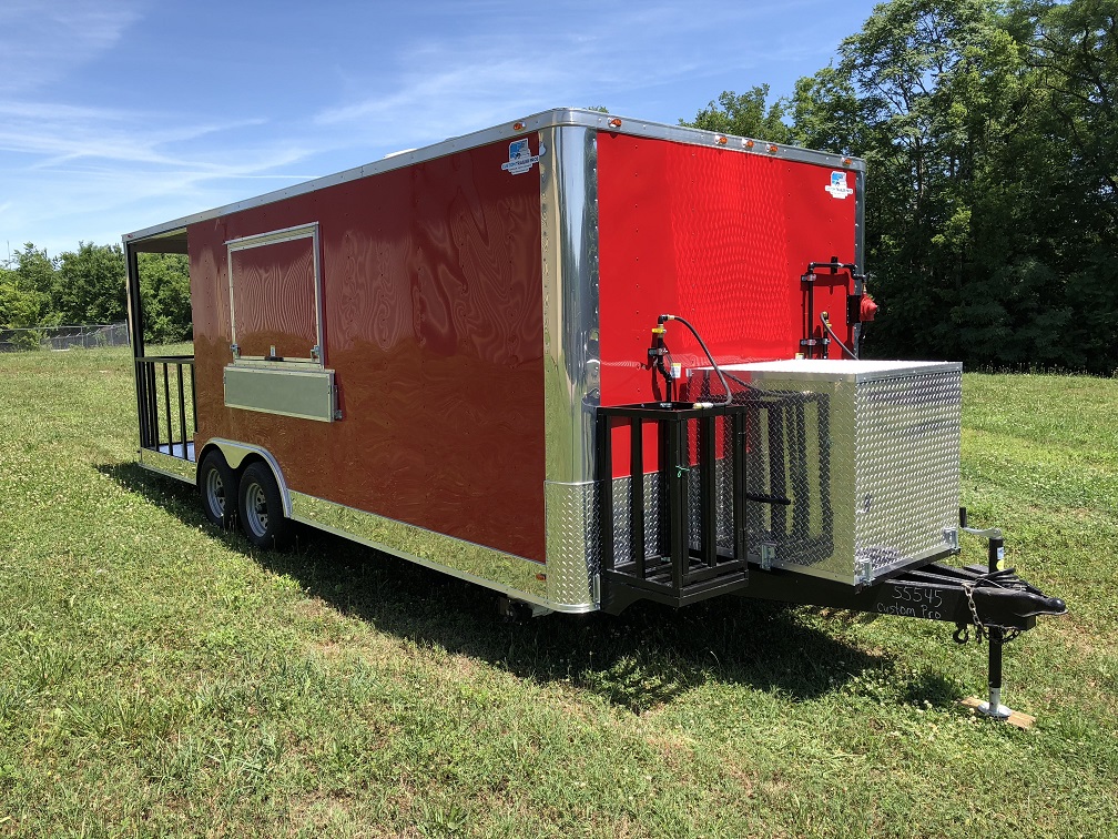 8.5x22 Equipped BBQ Trailer 2 8.5x22 Equipped BBQ Trailer