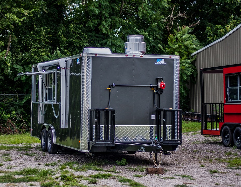 8.5x22 Equipped BBQ Trailer