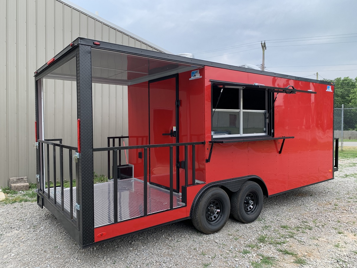 8.5x20 Equipped BBQ Trailer Custom Trailer Pros