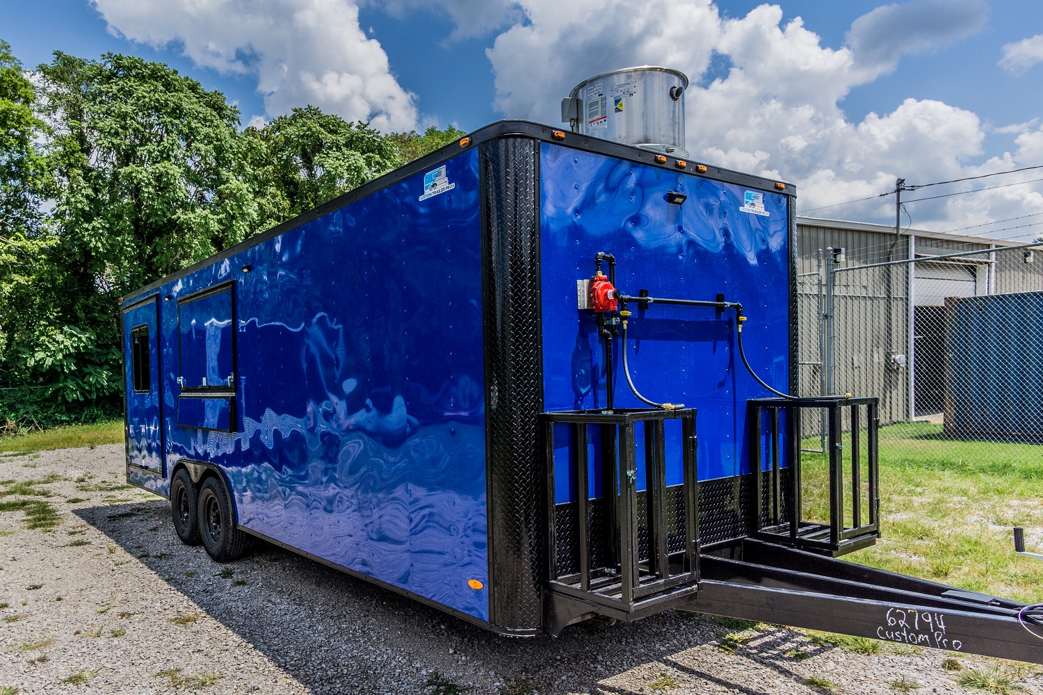 8.5x24 Equipped BBQ Trailer