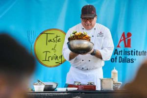 Chef working.