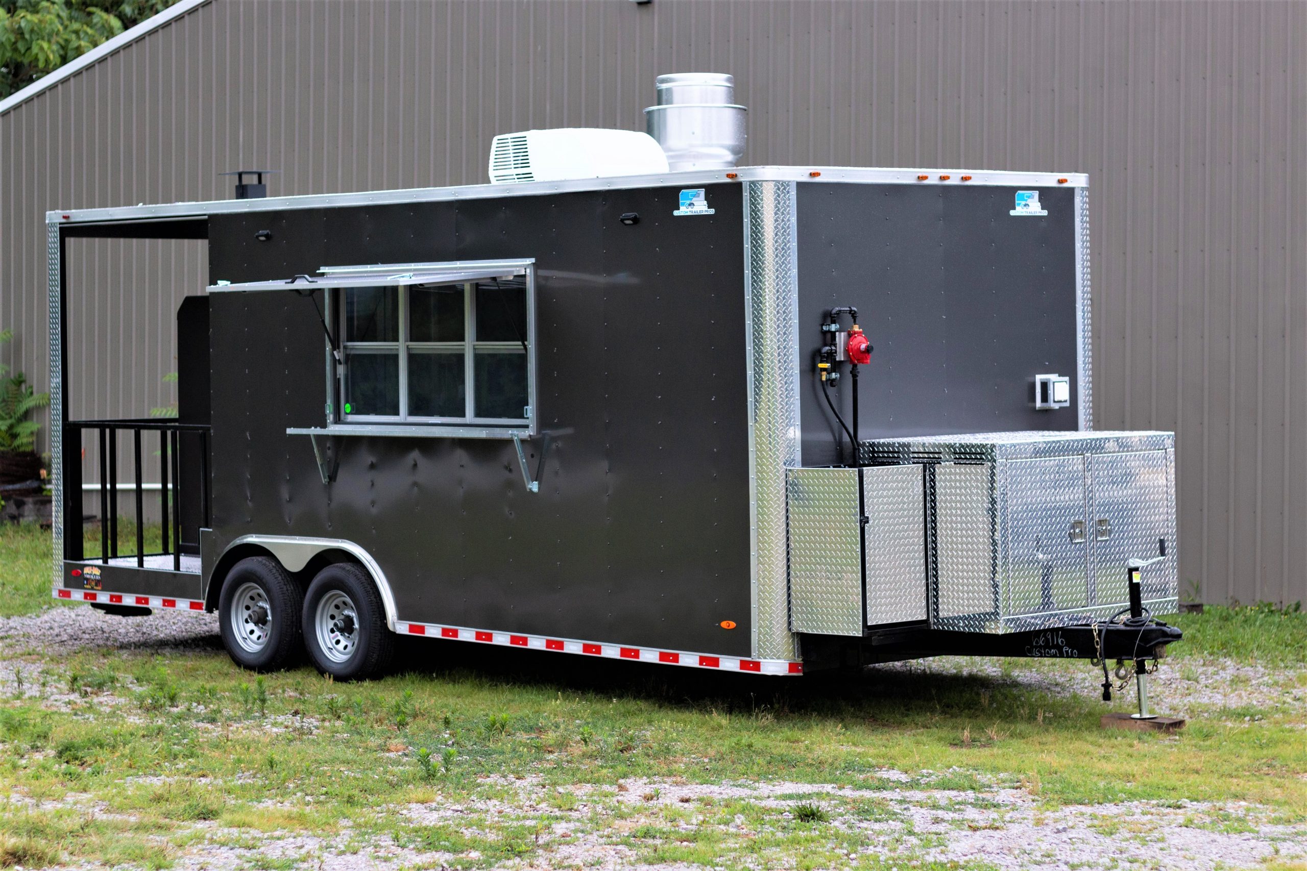 8.5x22 Equipped BBQ Trailer