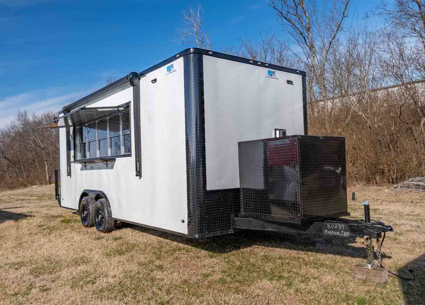 8.5x20 Equipped Food Trailer