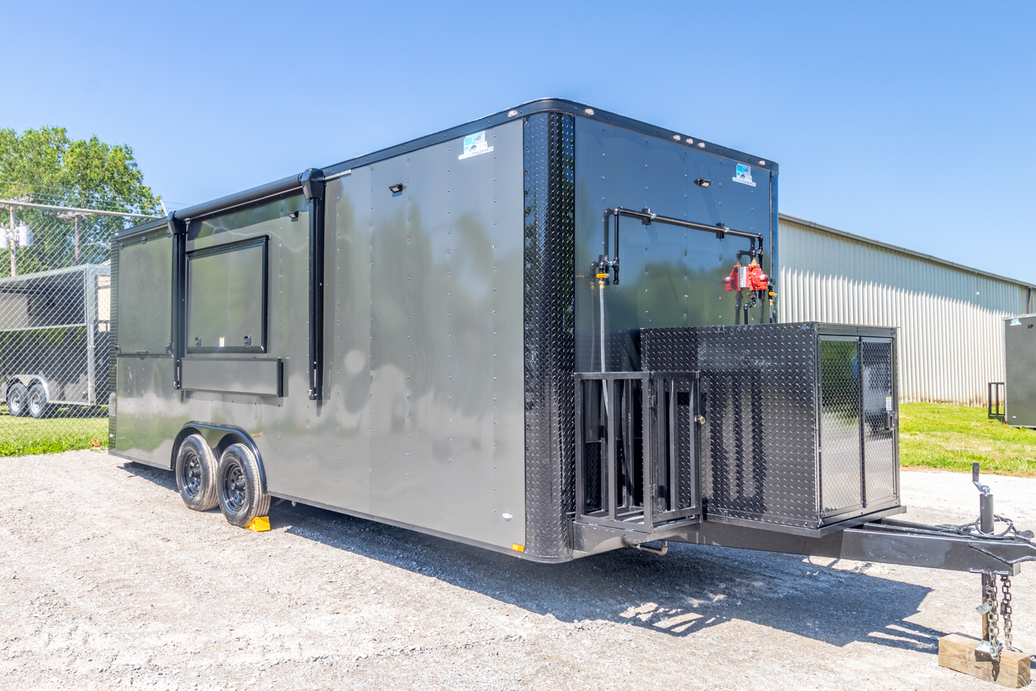 8.5x22 Equipped BBQ Trailer